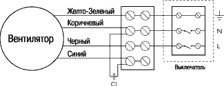 Советский потолочный вентилятор схема Советский потолочный вентилятор схема